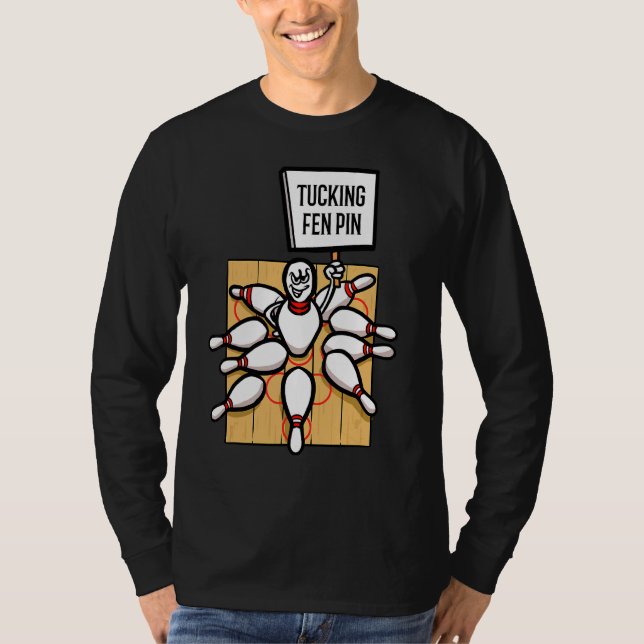 Camiseta Boliche de la bolera de la bolera de Fen Pin Bowle (Anverso)