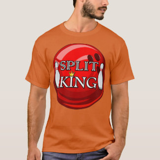 Camiseta Boliche de la bolera de Split King Bowling T