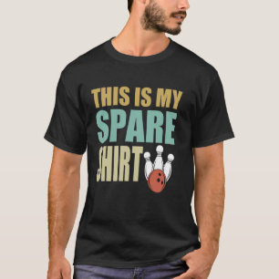 Camiseta Boliche Este es mi diseño de repuesto para niños