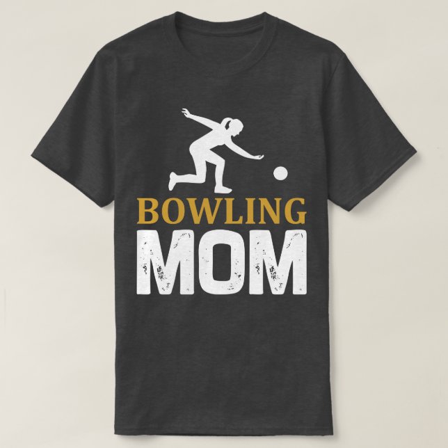 Camiseta Boliche Mamá Para Madres (Diseño del anverso)