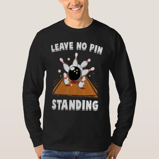 Camiseta Boliche - No dejar el pie del mentón - Bowl - Depo (Anverso)