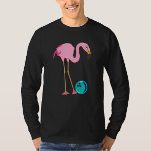 Camiseta Boliche Pins Flamenco Fauna Animal Jugador