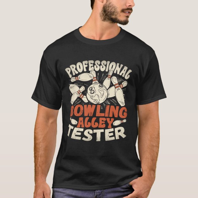 Camiseta Boliche Profesional Bowler Tester Bowler P (Anverso)