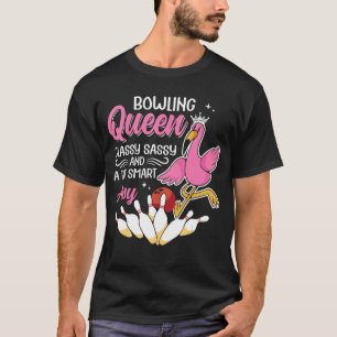 Camiseta Boliche Queen Classy Sassy y Un Poco Inteligente