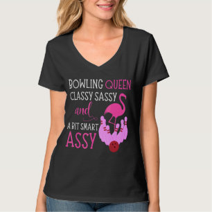 Camiseta Boliche Queen Classy Sassy y un tanto inteligente