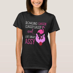 Camiseta Boliche Queen Classy Sassy y un tanto inteligente