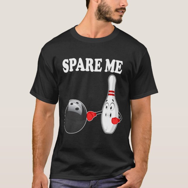 Camiseta Boliche Spare Me Ten Pin Para Bowler (Anverso)