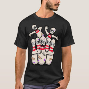 Camiseta Boliches de Dibujos Animados Divertidos Caras Asus