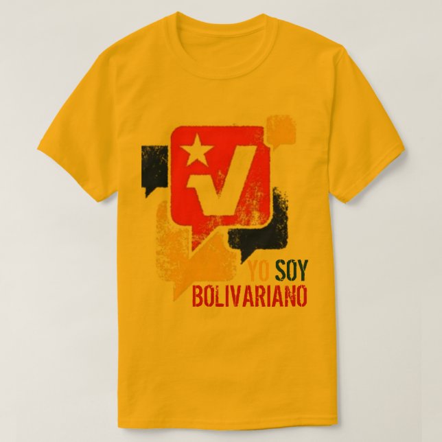 CAMISETA BOLIVARIANO (Diseño del anverso)