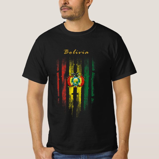Camiseta Bolivia, Bolivia, Bolivia, Bolivia, Bolivia (Anverso)
