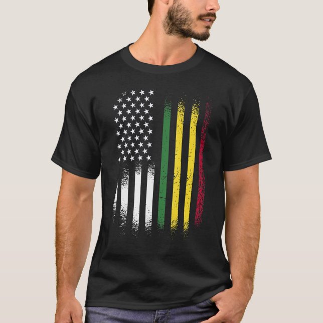 Camiseta Bolivia: Bolivia, el mes de la herencia hispánica  (Anverso)
