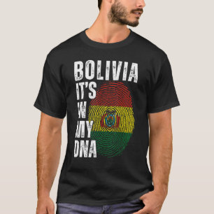 Camiseta Bolivia está en mi ADN haciendo coincidir a los ho