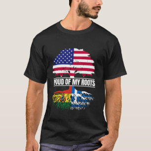Camiseta Bolivia Grecia Patrimonio Orgulloso de mis Raíces