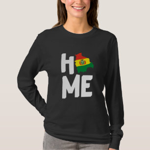 Camiseta Bolivia: Mapa de raíces Bolivia ama los colores de