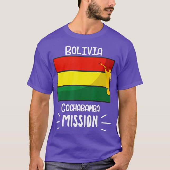 Camiseta Bolivia Misión de Cochabamba Mormon LDS Misionero (Anverso)