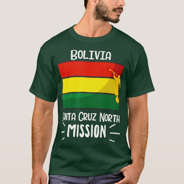Camiseta Bolivia Santa Cruz North Mormon LDS Mission Gift (Anverso)