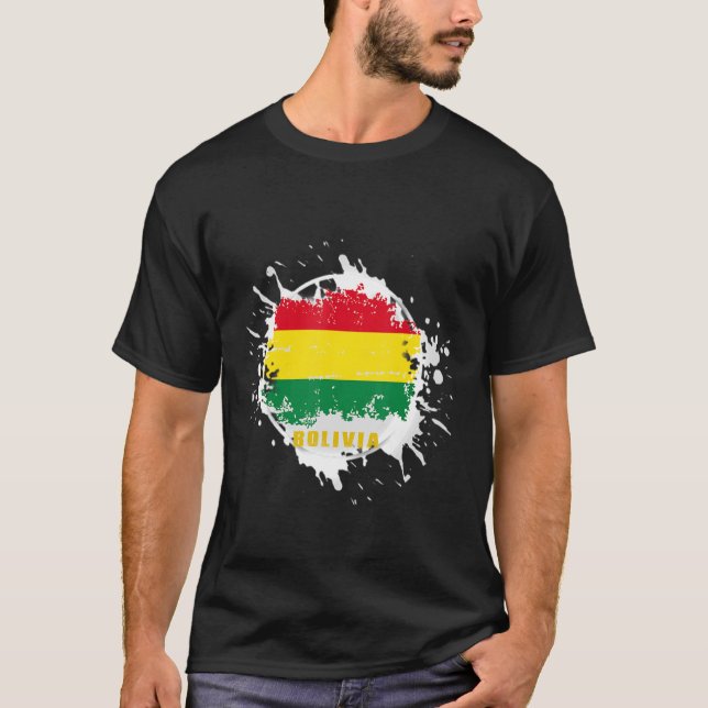 Camiseta Bolivia Splash (Anverso)