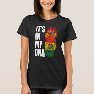Camiseta Bolivia Y Kirguistán Mezclan Bandera Del Patrimoni