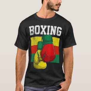 Camiseta Boliviano Guantes de Boxeo Boxeando Bandera de Bol