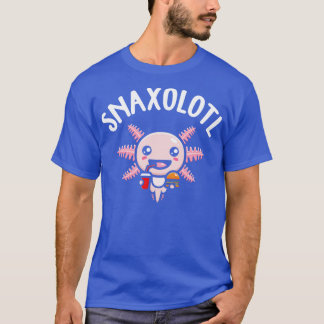 Camiseta Bolla de Alimentos de Salamander de Axolotl Cute S