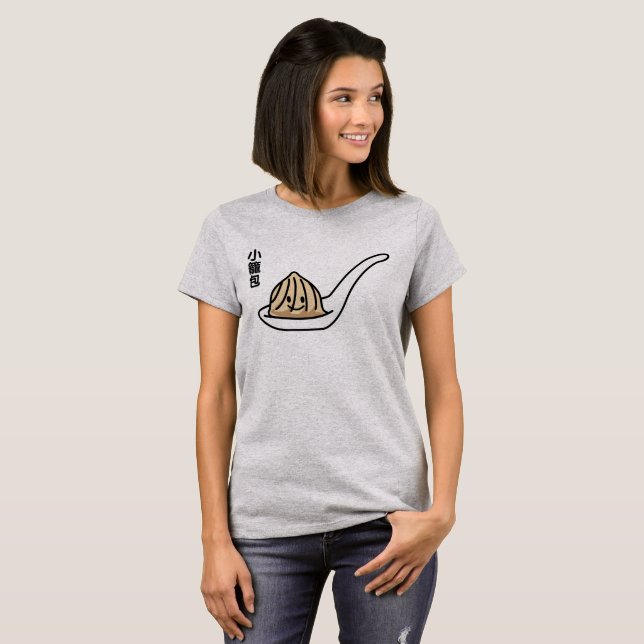 Camiseta Bollo chino de Dim Sum de la bola de masa hervida (Anverso completo)