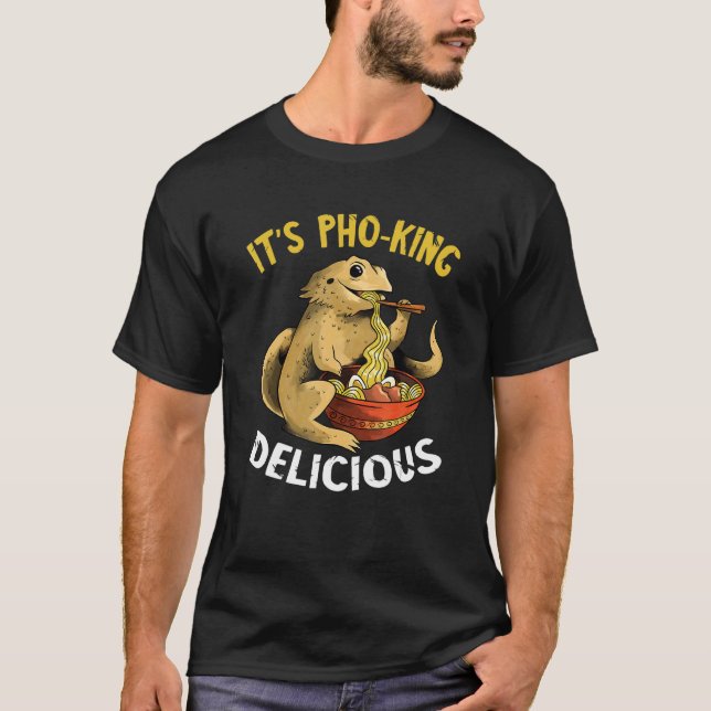 Camiseta Bollo de comida es fideo de dragón ahumado Pho Kin (Anverso)