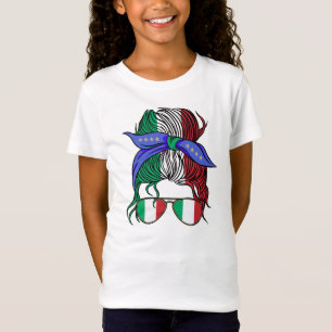 Camiseta Bollo desordenado de Italia con bandera italiana