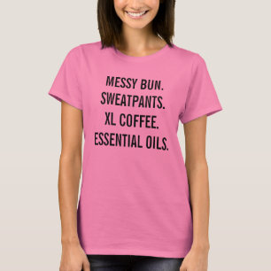 Camiseta Bollo sucio y aceites esenciales