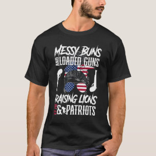 Camiseta Bollos Desordenados Y Armas Acumuladas Elevando Le