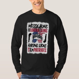 Camiseta Bollos Desordenados Y Armas Acumuladas Elevando Le