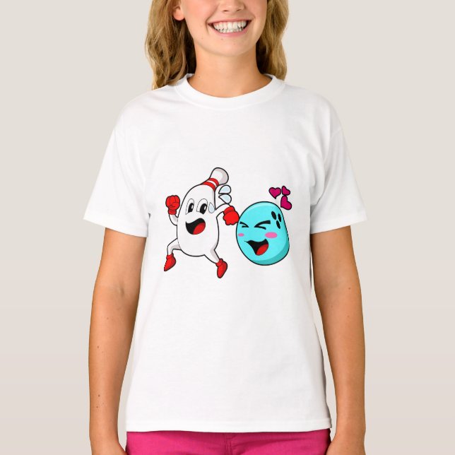 Camiseta Bolo Bola de bolos (Anverso)