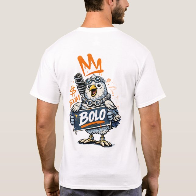 Camiseta Bolo Graffiti Bird T-Shirt (Reverso)