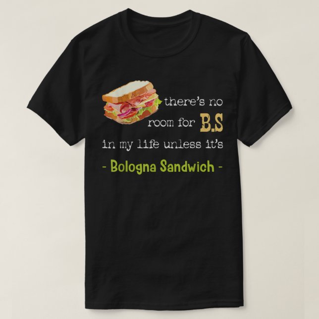 Camiseta Bologna Sandwich Baloney Sausage Jumbo Day L (Diseño del anverso)