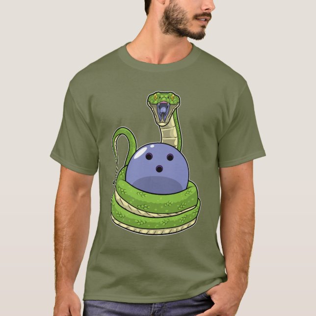 Camiseta Bolón de boliche de serpientes (Anverso)