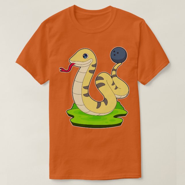 Camiseta Bolón de boliche de serpientes (Diseño del anverso)