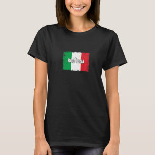 Camiseta Bolonia Italia Ciudad con bandera italiana