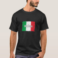Bolonia Italia Ciudad con bandera italiana