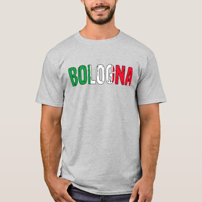 Camiseta Bolonia Italia, me encanta Bolonia (Anverso)