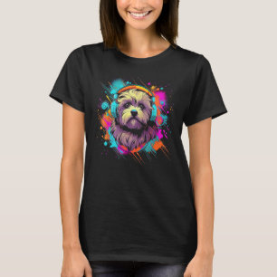 Camiseta Bolonka hasa hasa aso con audífono perro 80