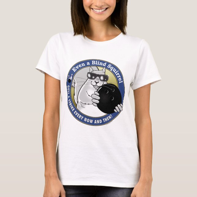 Camiseta Bolos ciegos de la ardilla (Anverso)