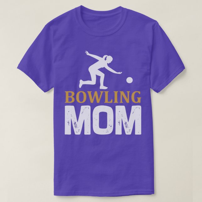 Camiseta Bolos de bolos regalo boliche mamá madre (Diseño del anverso)