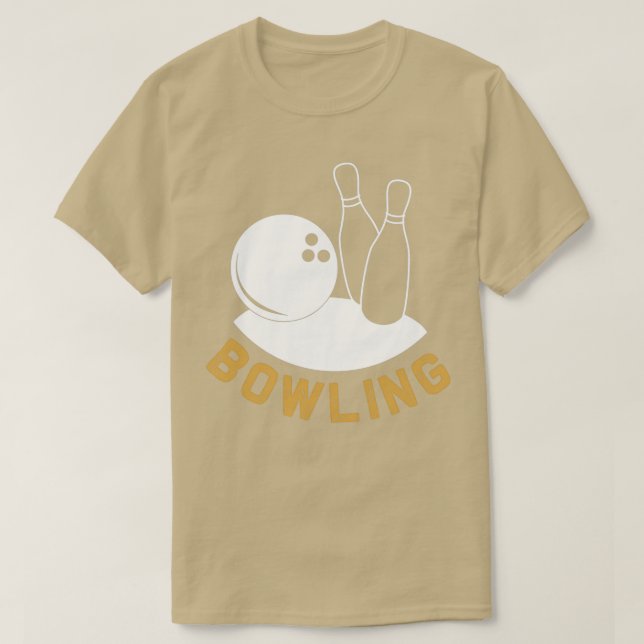 Camiseta Bolos de bolos regalo PINS pins (Diseño del anverso)