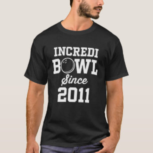 Camiseta Bolos de Bowler de 12 años 2011 12º cumpleaños