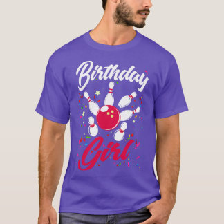 Camiseta Bolos de Chicas de cumpleaños