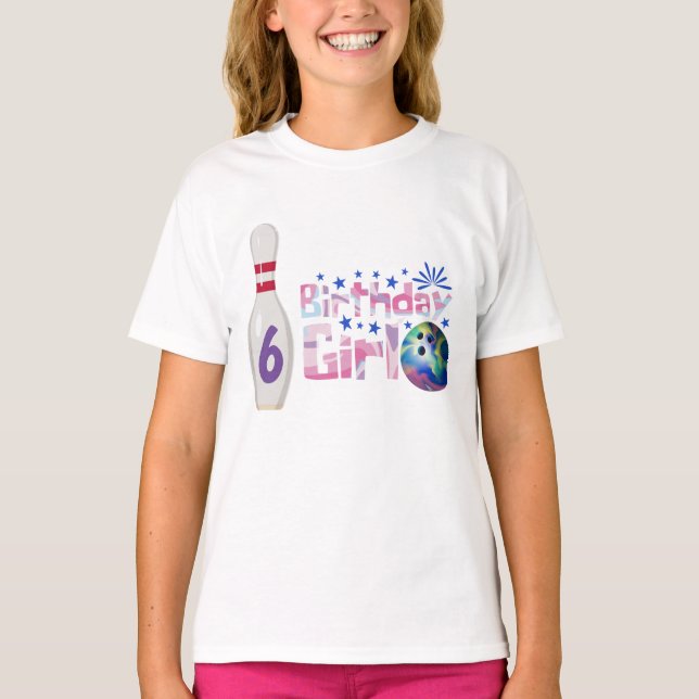 Camiseta Bolos de cumpleaños de personalizado (Anverso)