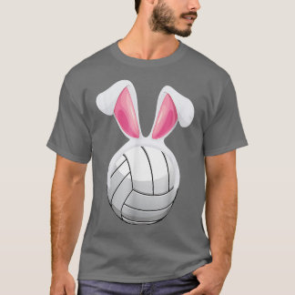 Camiseta Bolos de Voleibol Bunny Easter Egg Funny Easter Da