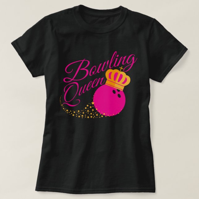 Camiseta Bolos diseño de Reina Gracioso Regalo Para Chicas  (Diseño del anverso)