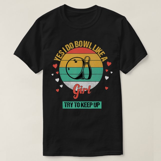 Camiseta Bolos divertidos 5 (Diseño del anverso)