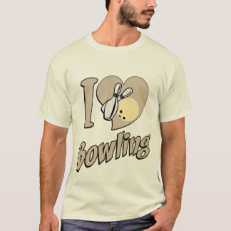 Camiseta bolos vintage diseño