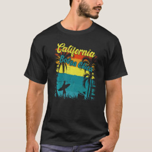 Camiseta Bolsa Chica California Beach Surf Ca Retro Vacatio